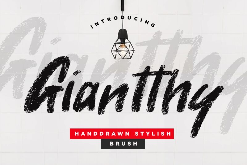 Giantthy Druh písma