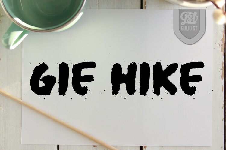 Gie Hike Schriftart