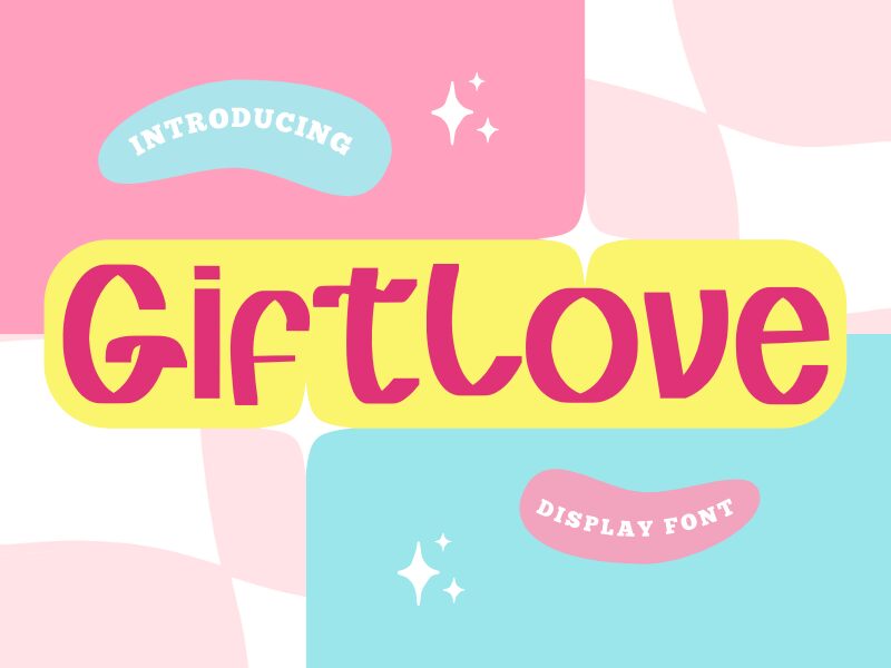 Gift Love Czcionka