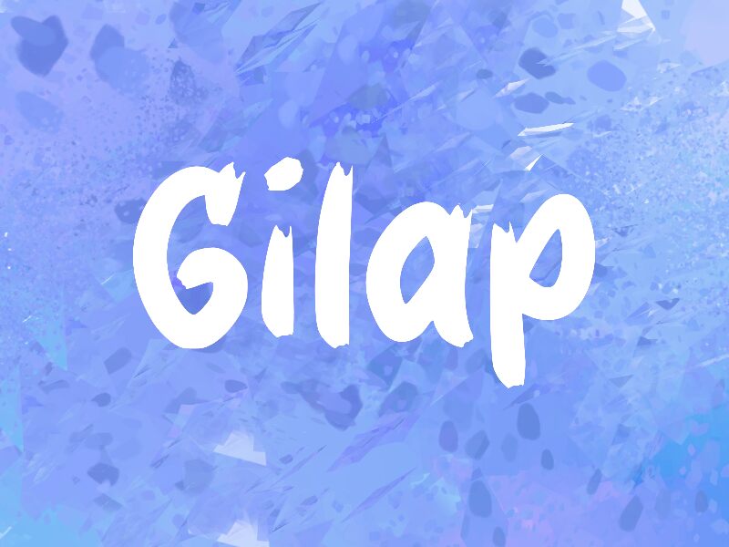 g Gilap Schriftart