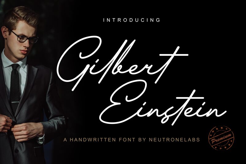 Gilbert Einstein Schriftart
