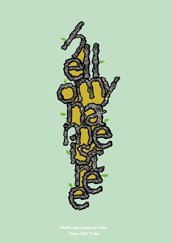 Gill Tree Czcionka