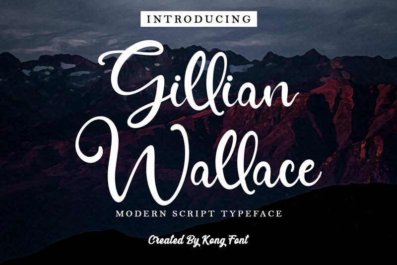 Gillian Wallace Schriftart