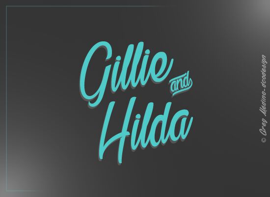 Gillie & Hilda Czcionka