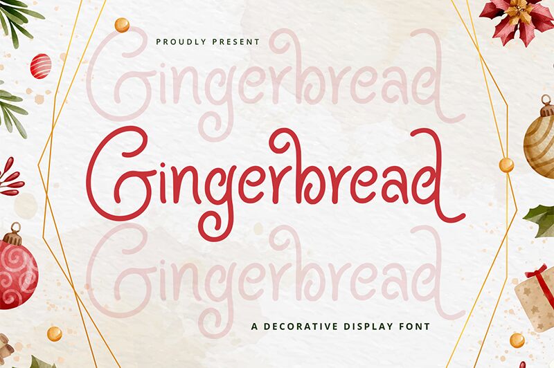 Gingerbread Schriftart