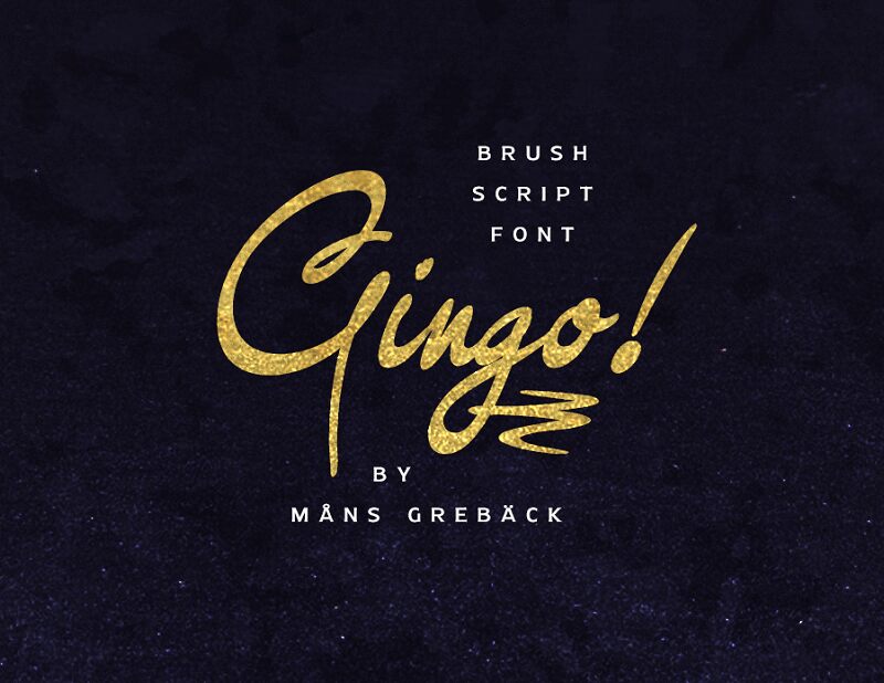 Gingo Schriftart