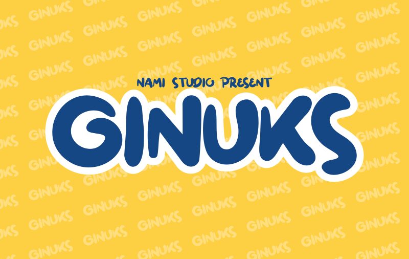 Ginuks Schriftart