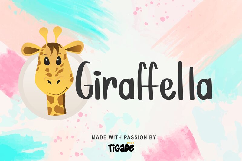 Giraffella Schriftart