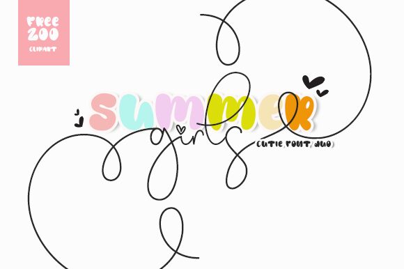 Girls Summer Czcionka