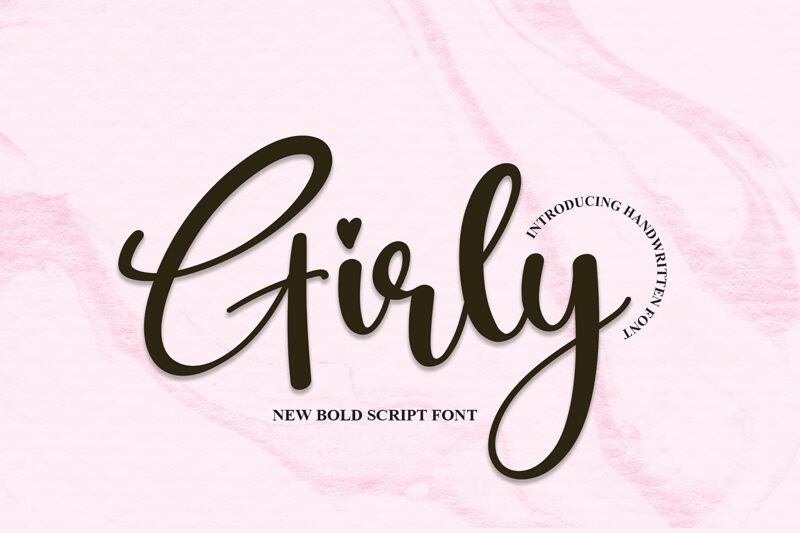 Girly Fonte