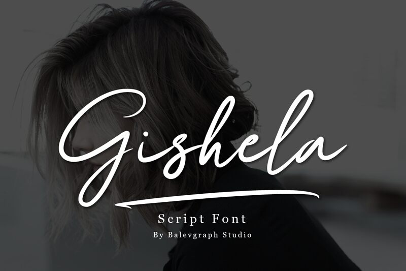 Gishela Schriftart