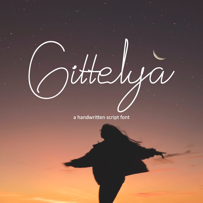 Gittelya Шрифт