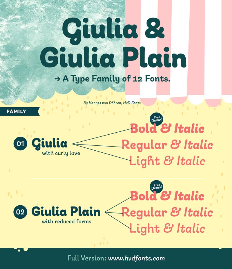 Giulia Schriftart