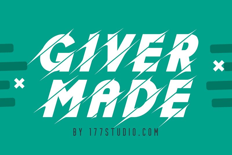 Giver Made Schriftart