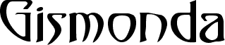 Gismonda Regular