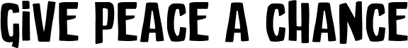 Give Peace a Chance