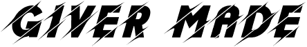 Giver Made Italic