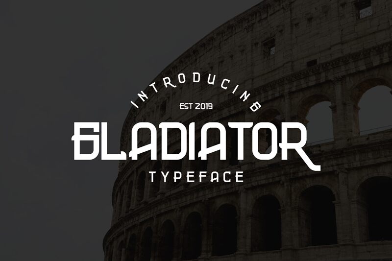 GLADIATOR Czcionka