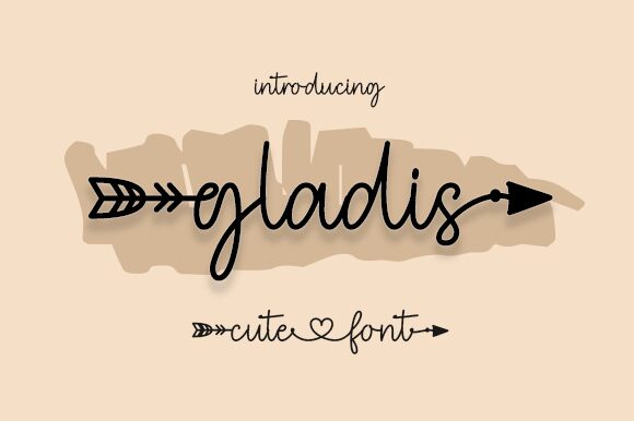 Gladis Schriftart