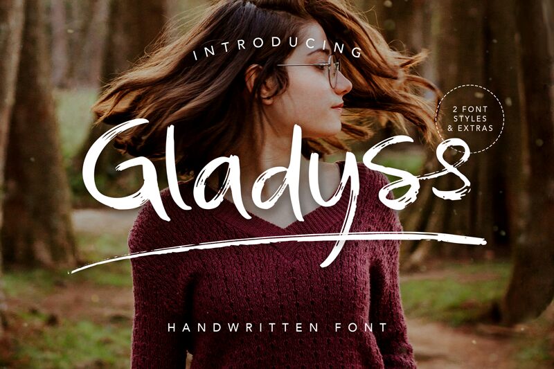 Gladyss Schriftart