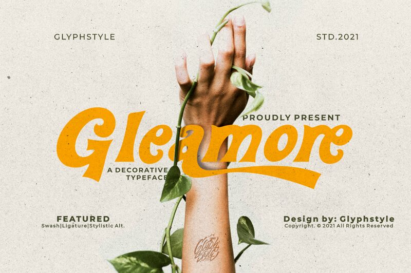 Gleamore Schriftart