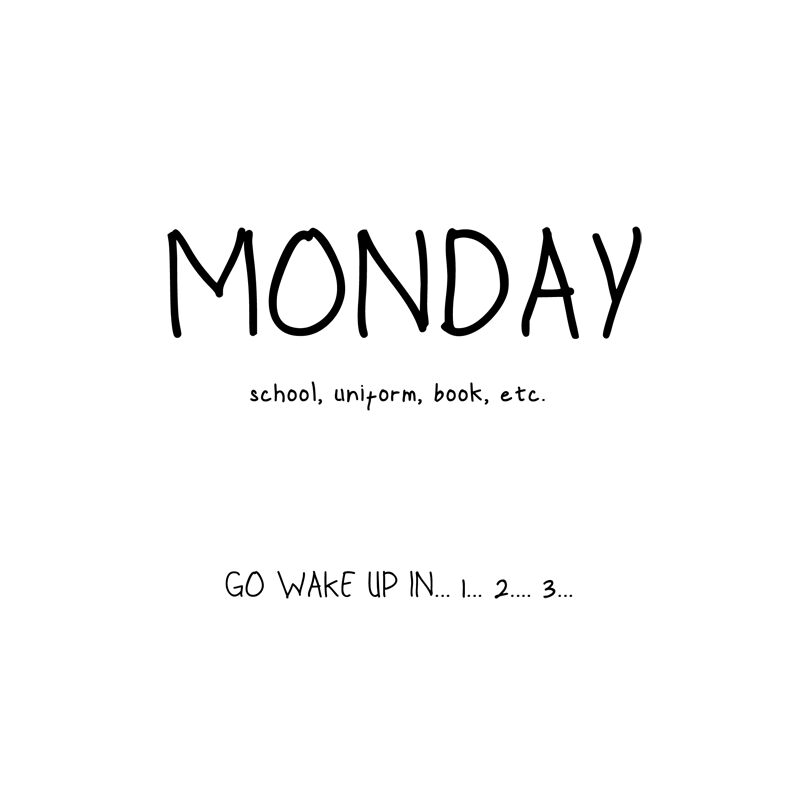 Glenn Before School Druh písma