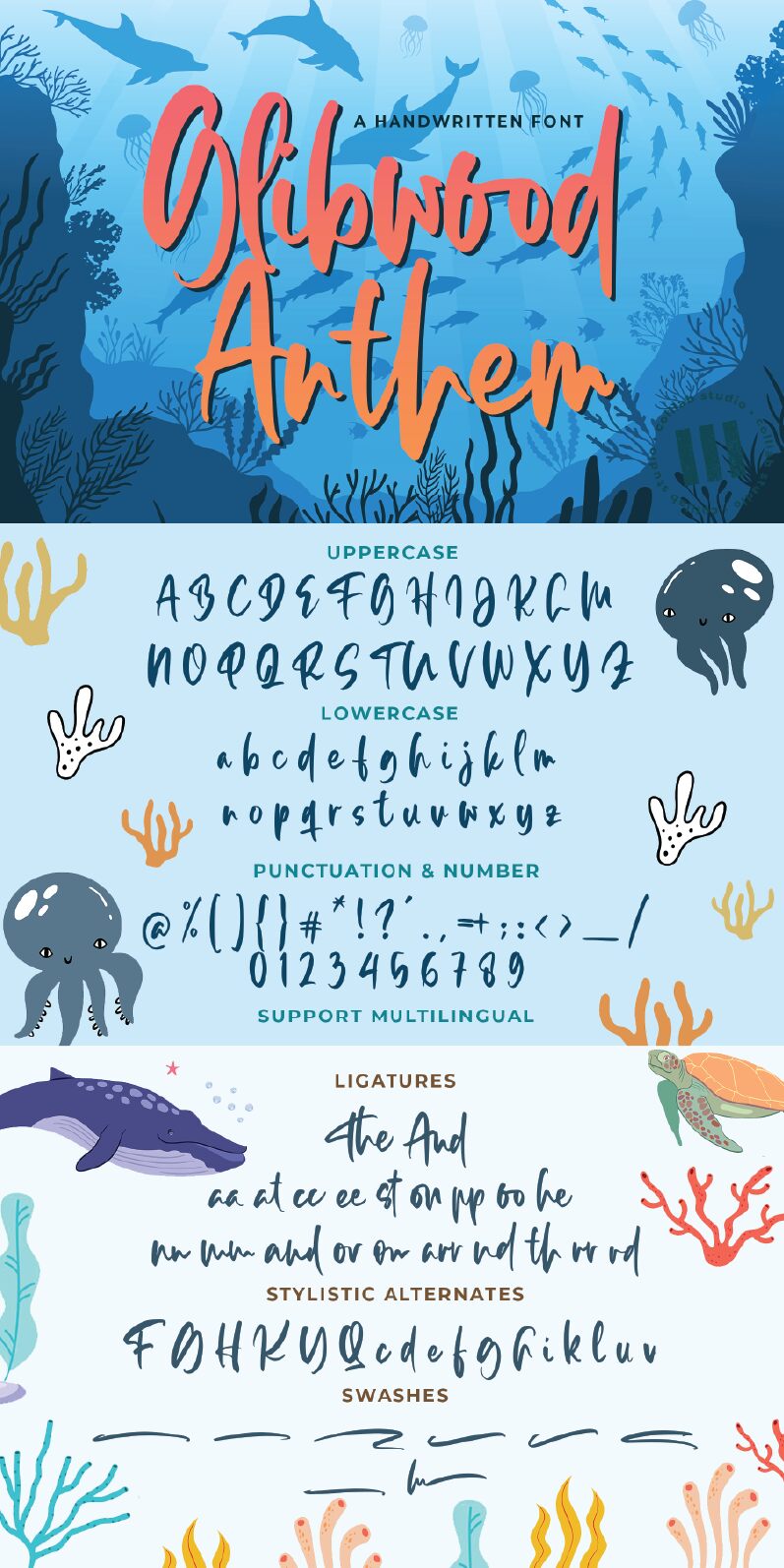 Glibwood Anthem Czcionka