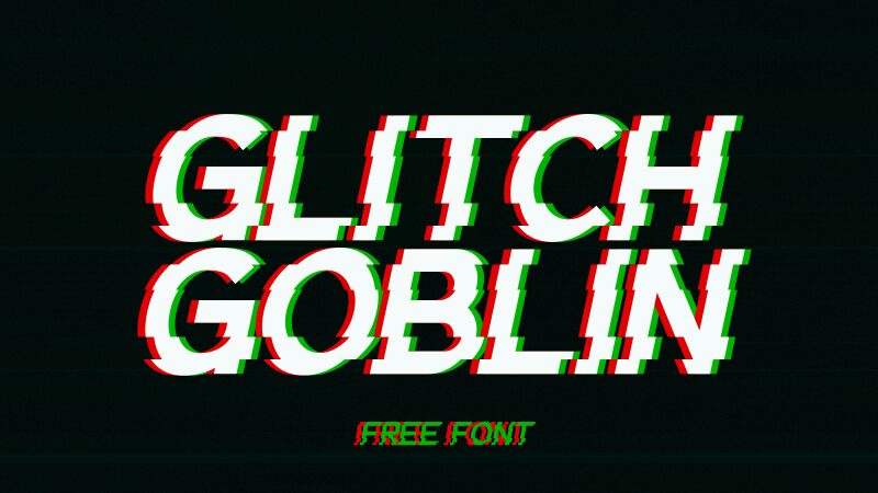 Glitch Goblin Czcionka