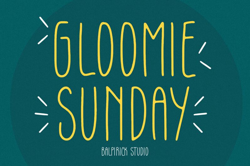 Gloomie Sunday Schriftart