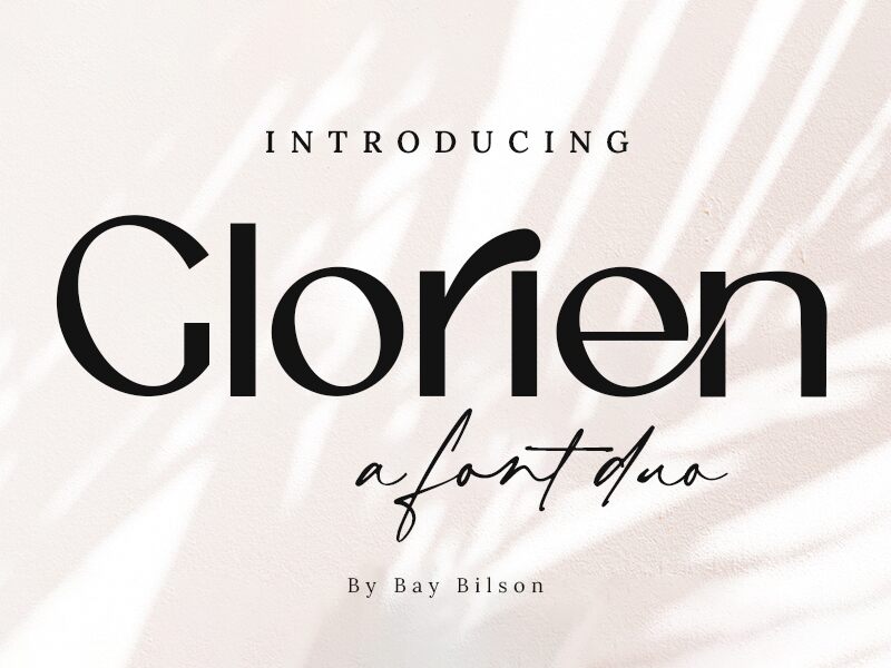 Glorien Script Schriftart