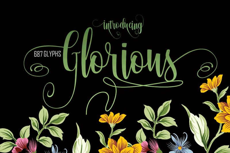 Glorious Schriftart