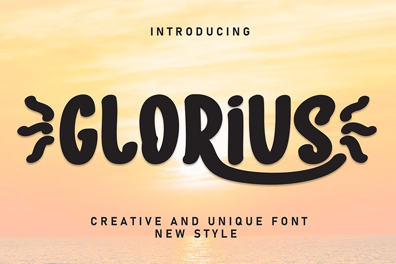 Glorius Schriftart