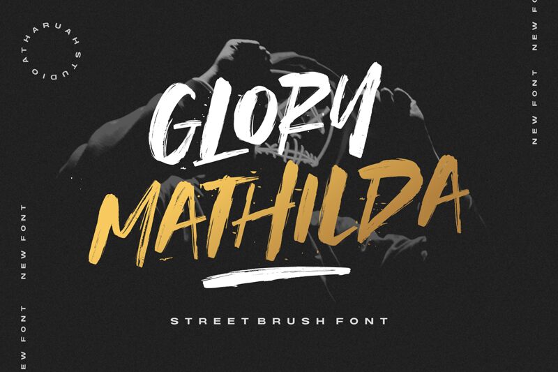 Glory Mathilda Шрифт