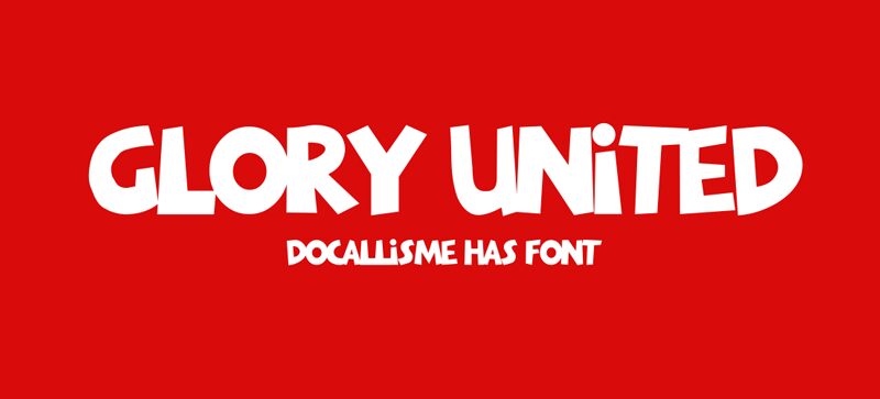 GloryUnited Schriftart