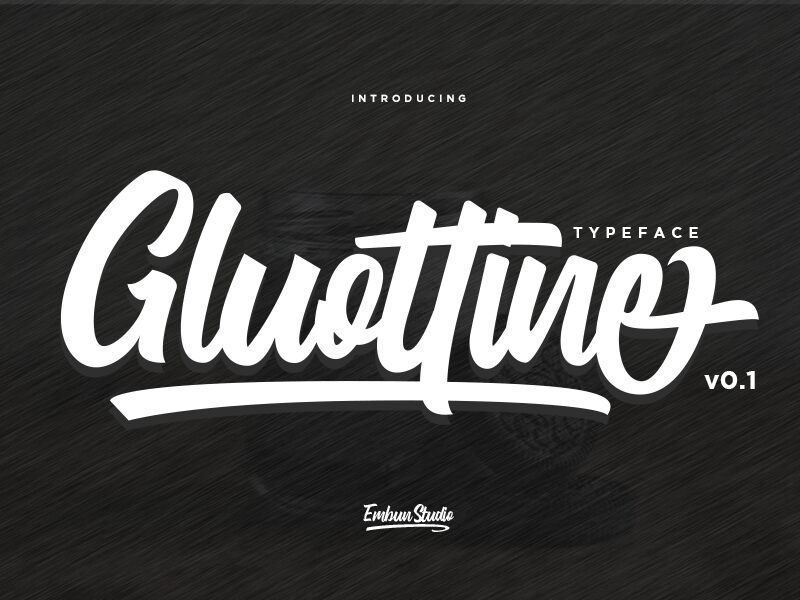 Gluottine Schriftart