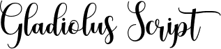 Gladiolus Script