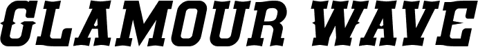 Glamour Wave Italic