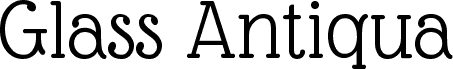Glass Antiqua