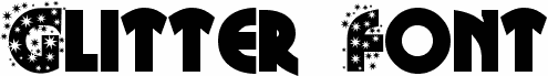 Glitter Font
