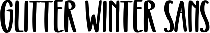 Glitter Winter Sans