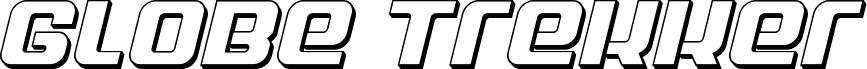 Globe Trekker 3D Italic