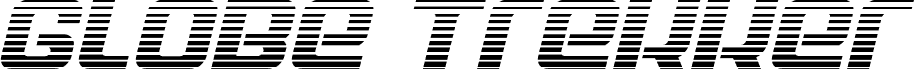 Globe Trekker Gradient Italic
