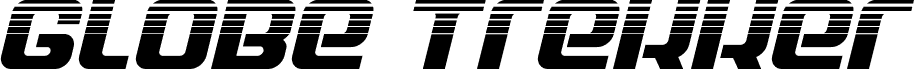 Globe Trekker Halftone Italic