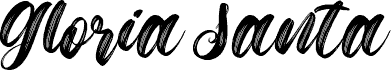 Gloria Santa шрифт