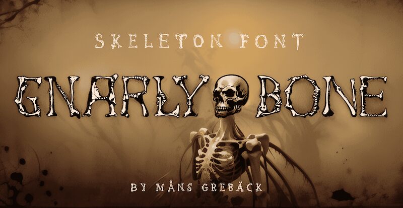 Gnarly Bone Czcionka