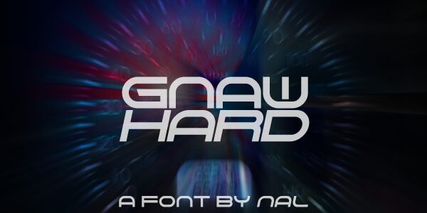 Gnaw Hard Schriftart
