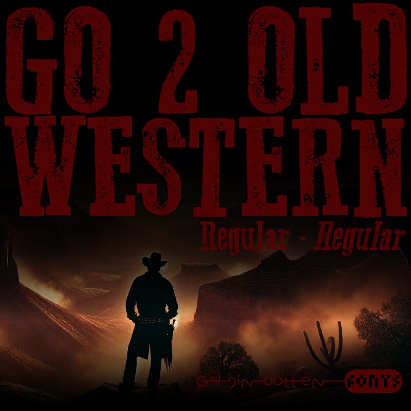 Go 2 Old Western Schriftart