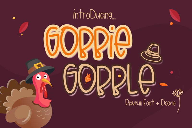 Gobbie Gobble Schriftart