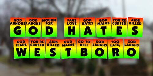 God Hates Westboro Schriftart