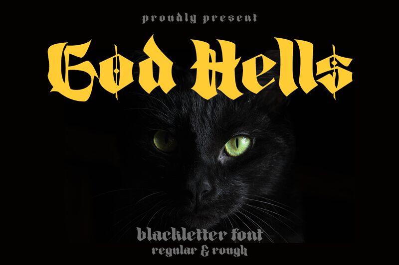 God Hells Schriftart